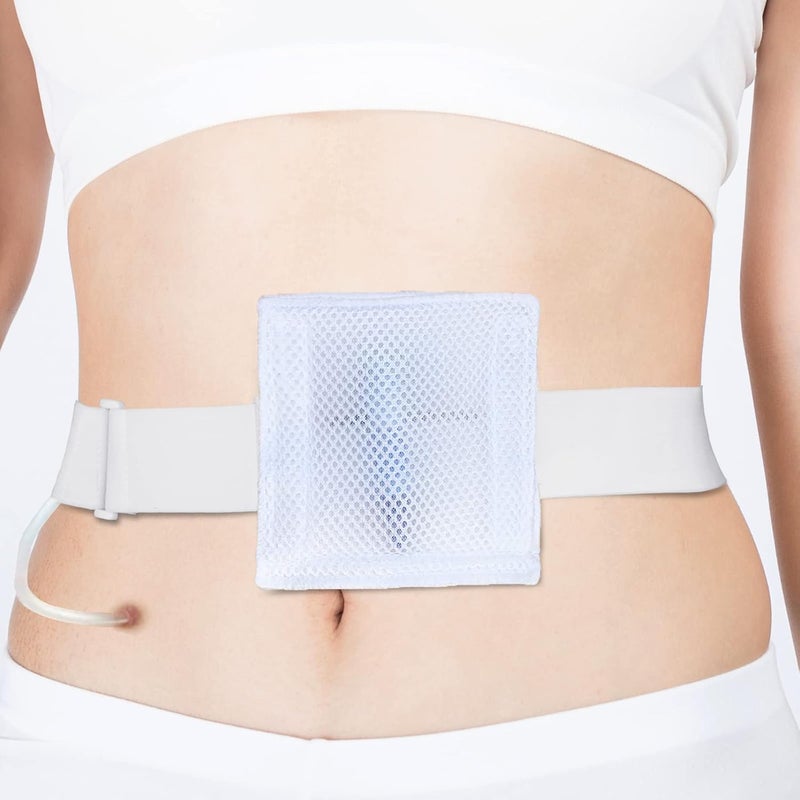 BOJEE Feeding Tube G-Tube Holder Peritoneal Dialysis G Tube Belt Peg Suppiler Catheter Holder Gastrostomy Covers Pads Drainage Abdominal Dialysis Medical Belt (Size 28-42 inch) - Image 1