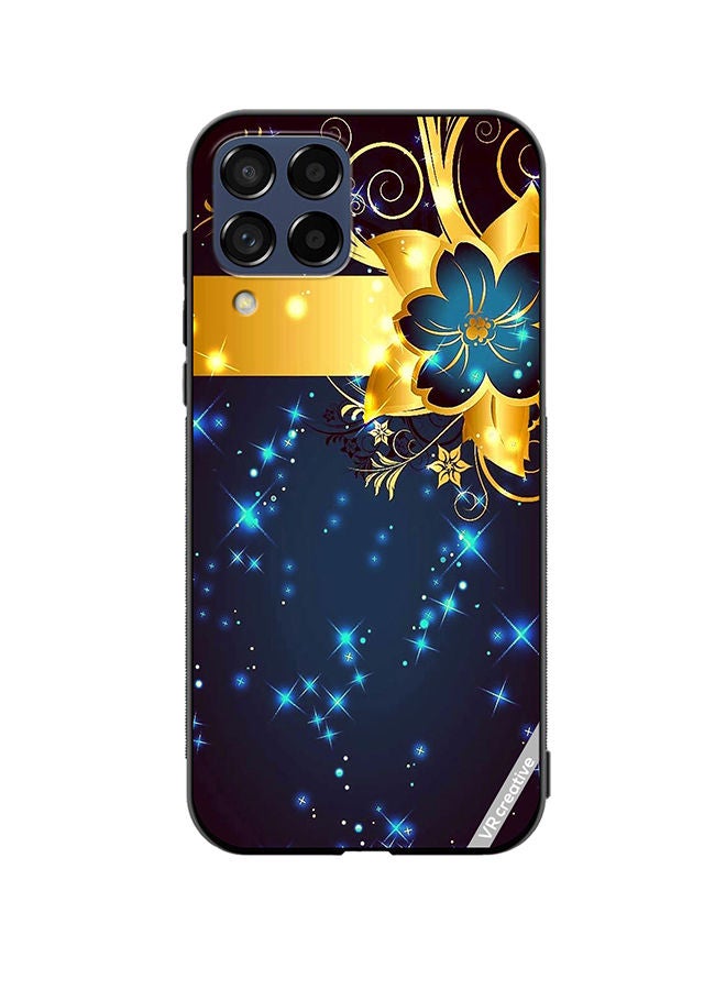 VR CREATIVE Protective Case Cover For Samsung Galaxy M53 Flower Design Multicolour - Image 1