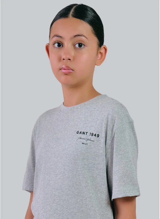 GANT Teens Script Graphic T-Shirt