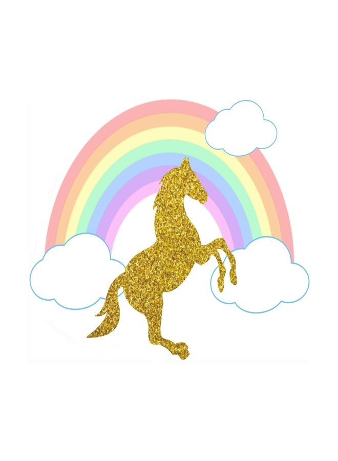 PrettyurParty Pretty UR Party Unicorn Theme Paper Cutouts for Birthday Parties, Unicorn Party Supplies décor, Rainbow Birthday Party Decoration, Cutouts for Rooms, Boards –Multicolour (10 pcs) - Image 4