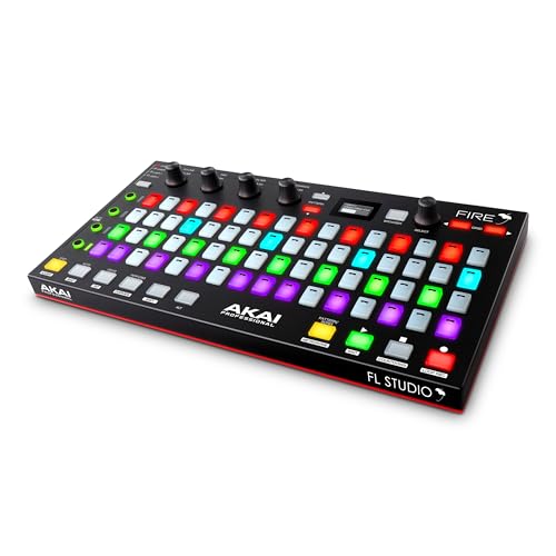 Akai Professional وحدة تحكم MIDI USB من أكاي بروفيشونال لبرنامج FL Studio مع مصفوفة 64 لوحة/درام RGB (فاير) - Image 1