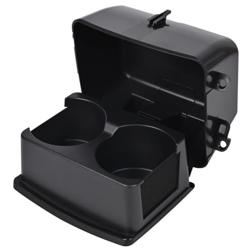 EKLN Black Rear Seat Cup Holder Insert Console Box Assembly fits for 2011-2015 Ford Explorer Replaces OE# BB5Z-7813562-BA BB5Z7813562BA - Image 1