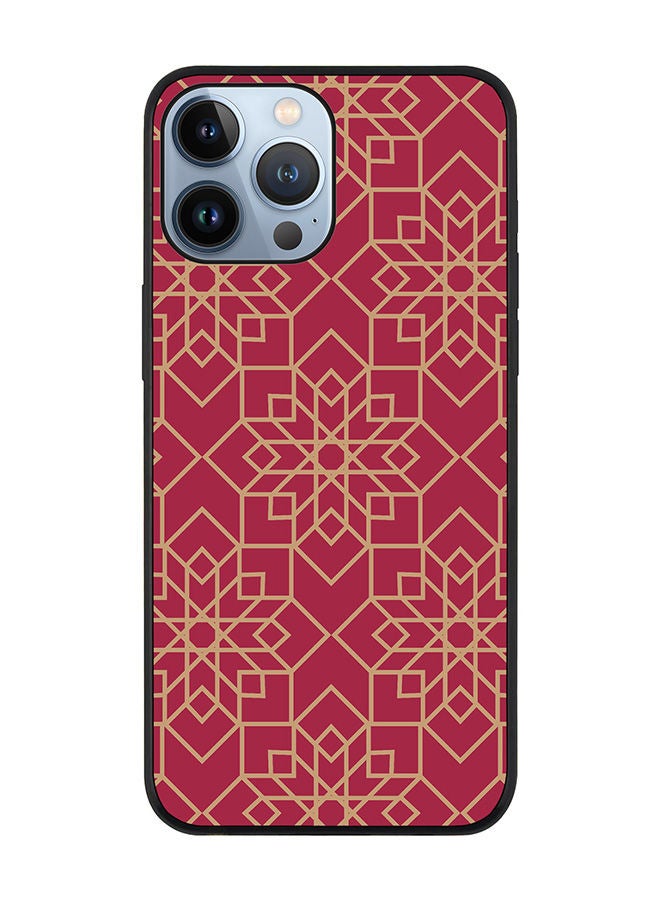 Stylizedd Rugged Black edge case for Apple iPhone 13 Pro Max Slim fit Soft Case Flexible Rubber Edges Anti Drop TPU Gel Thin Cover - Ottoman Art - Image 1