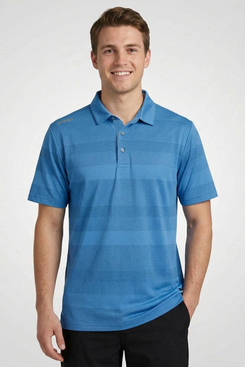 Ping Men Sportswear Fit Short Sleeve Outdoor Polo Shirt, Multicolor - Image 1