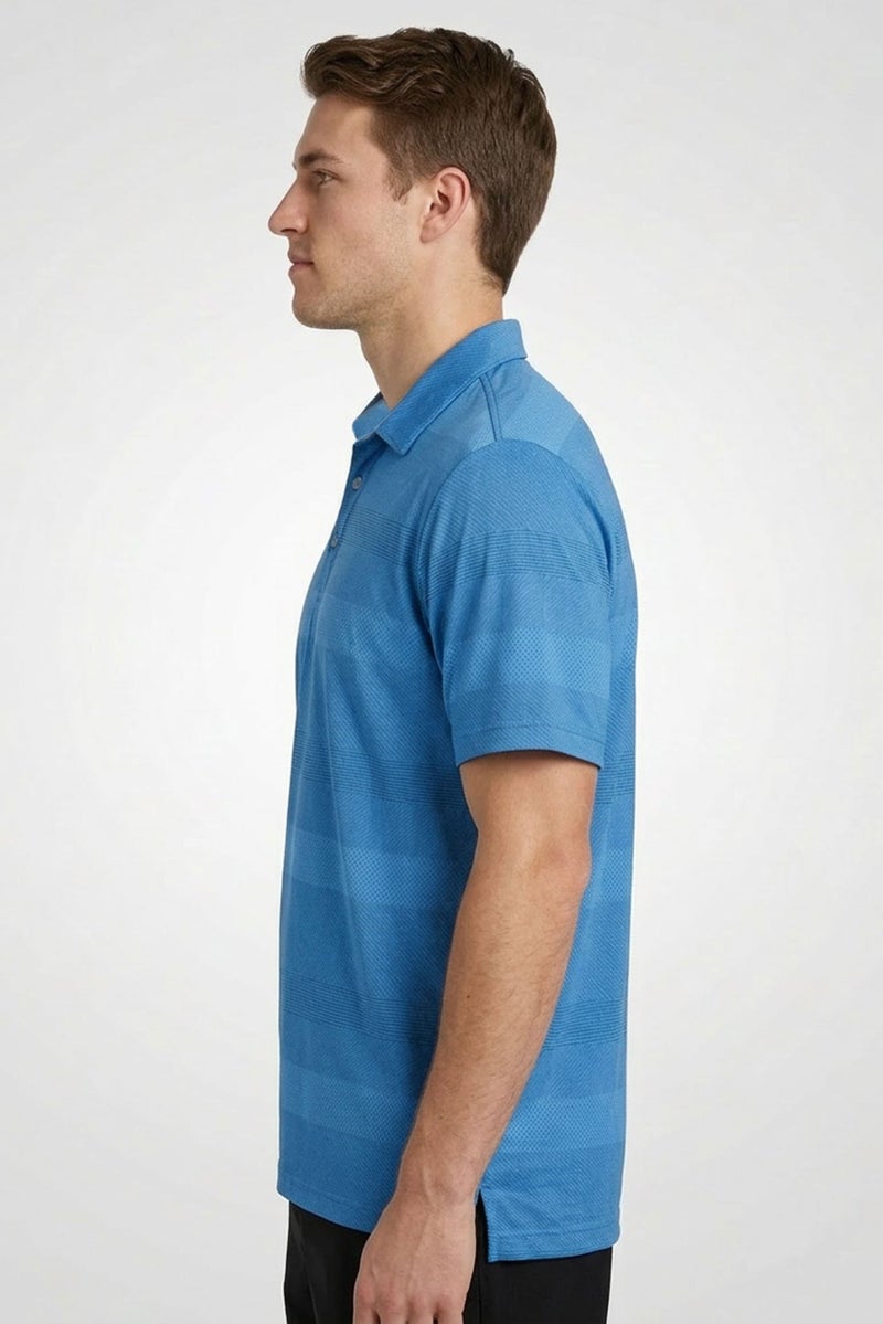 Ping Men Sportswear Fit Short Sleeve Outdoor Polo Shirt, Multicolor - Image 3
