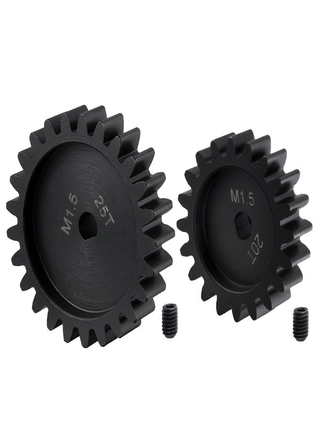 LSG Steel Gear M1.5 20T 25T Motor Gear Pinion Gear for Tra-xxas 1/5 X-MAXX XRT Crawler RC Car Large Transmission Gear Part (25T) - Image 4