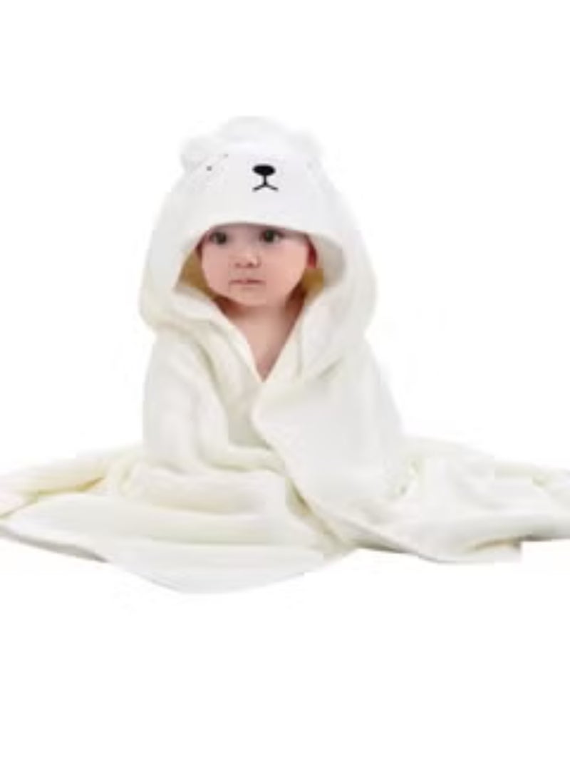 Gonice Super Soft Baby Hooded Bath Towel, Highly Absorbent Bathrobe Blanket, Baby Shower Gifts for Boys Girls  - Image 1