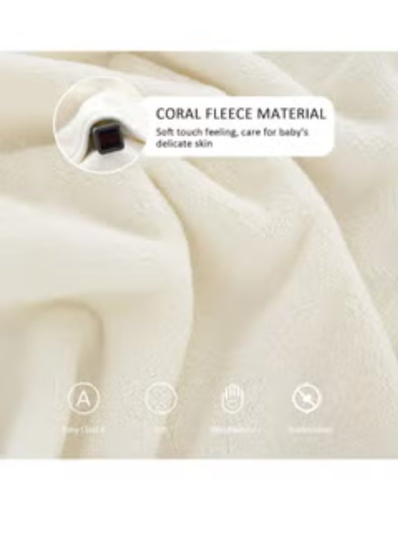 Gonice Super Soft Baby Hooded Bath Towel, Highly Absorbent Bathrobe Blanket, Baby Shower Gifts for Boys Girls  - Image 5
