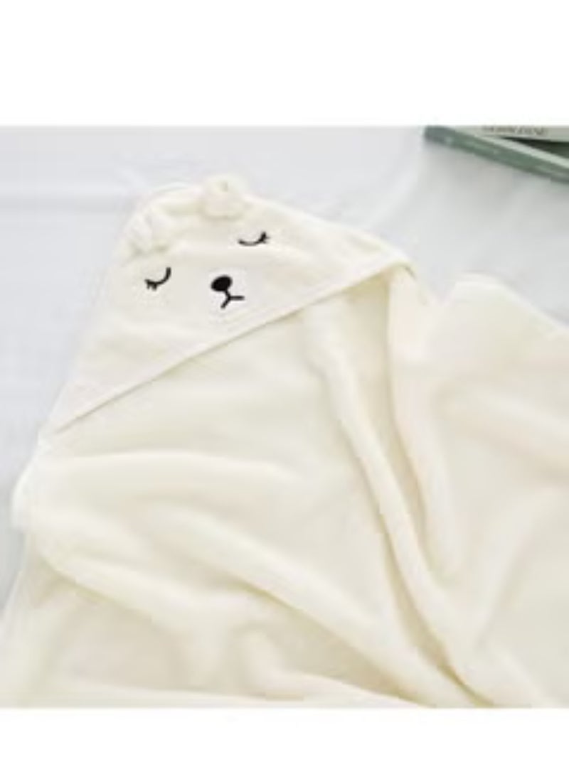 Gonice Super Soft Baby Hooded Bath Towel, Highly Absorbent Bathrobe Blanket, Baby Shower Gifts for Boys Girls  - Image 4