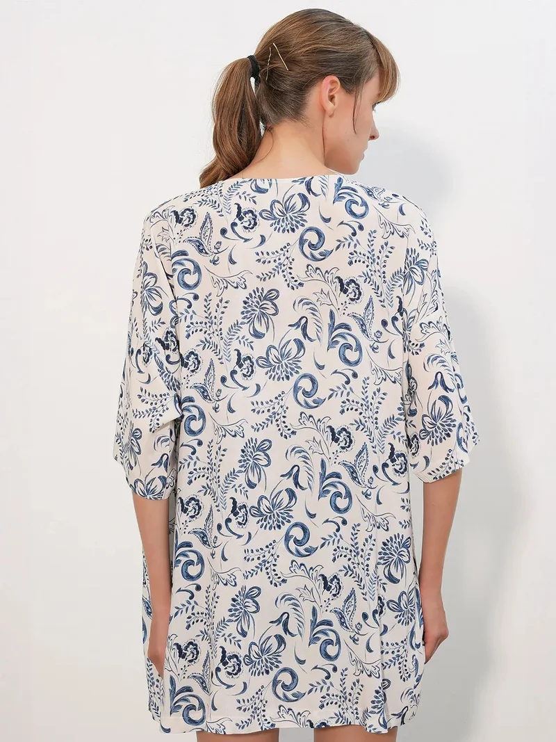 Big Dart Multicolor BDART Long Printed Viscose Kimono for Women | Best Price UAE