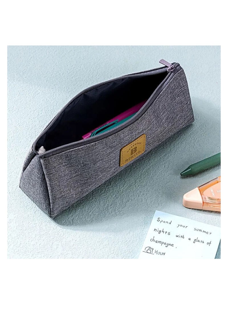 Deli 1-Piece Pencil Case With Zipper Closure Assorted Colours - Image 2