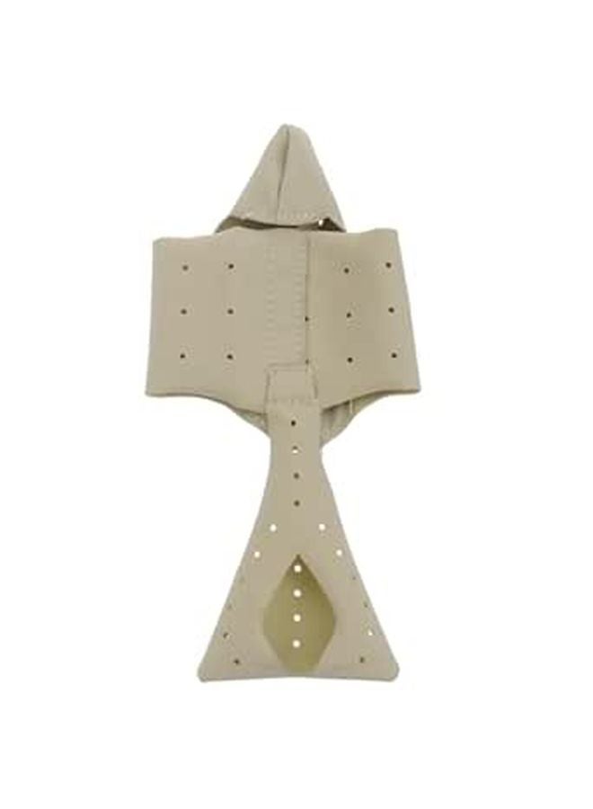 Adjustable Bunion Splint with Leather Strap Apricot Yellow Medium Size 35 39 Foot Support for Men and Women - Image 1