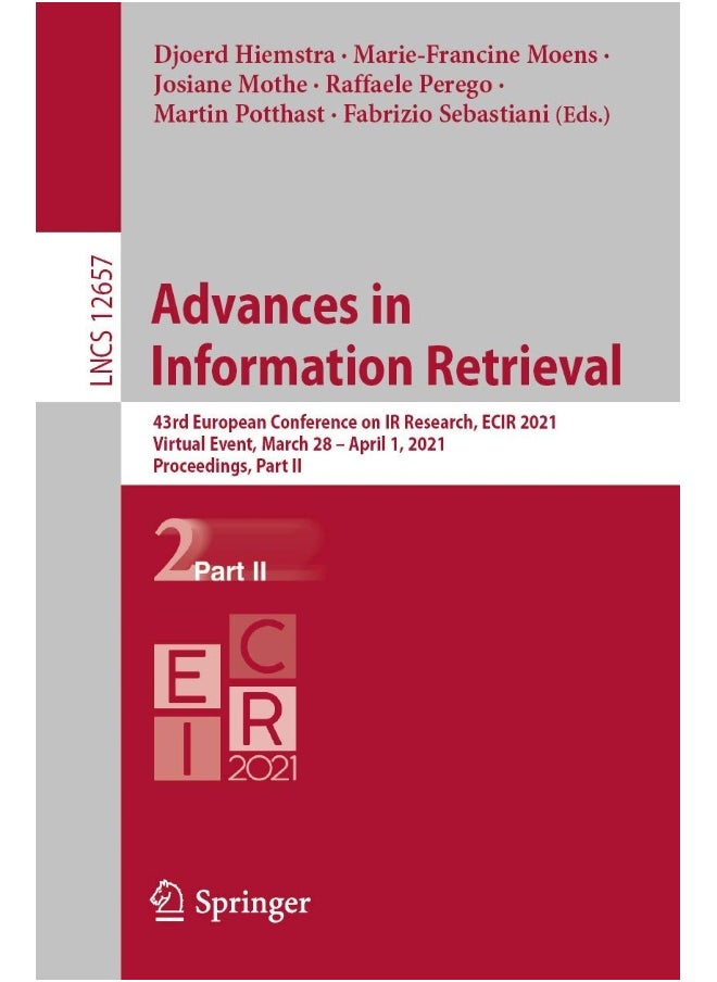 Advances in Information Retrieval: 43rd European Conference on IR Research, ECIR 2021, Virtual Event, March 28 - April 1, 2021, Proceedings, Part II 