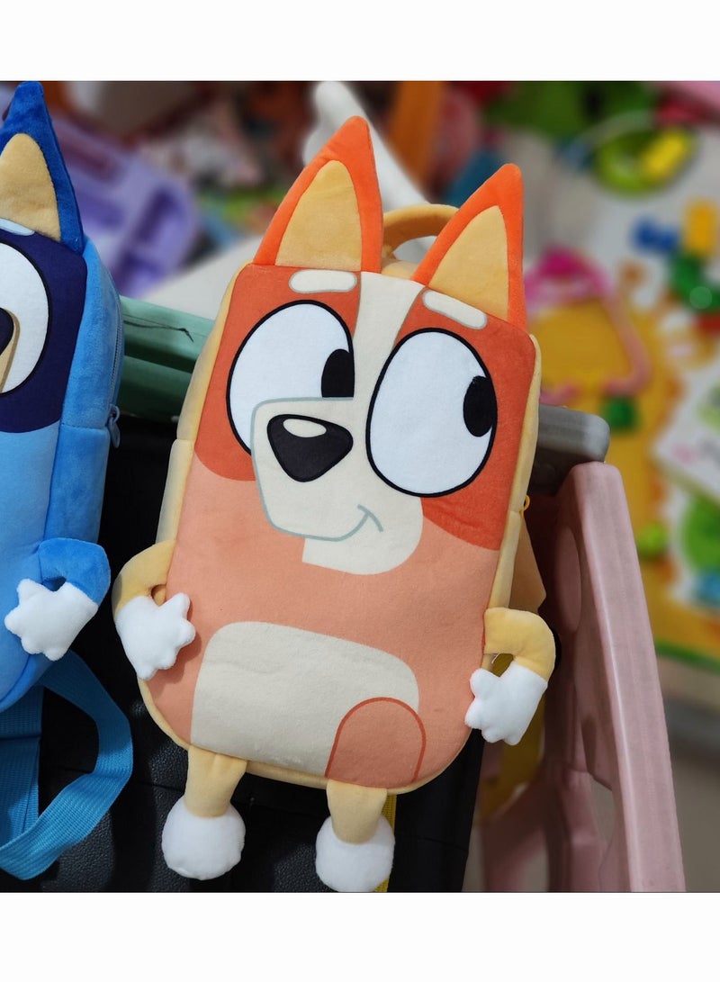 Bluey Kindergarten Backpack Cartoon Schoolbag Orange  - Image 2
