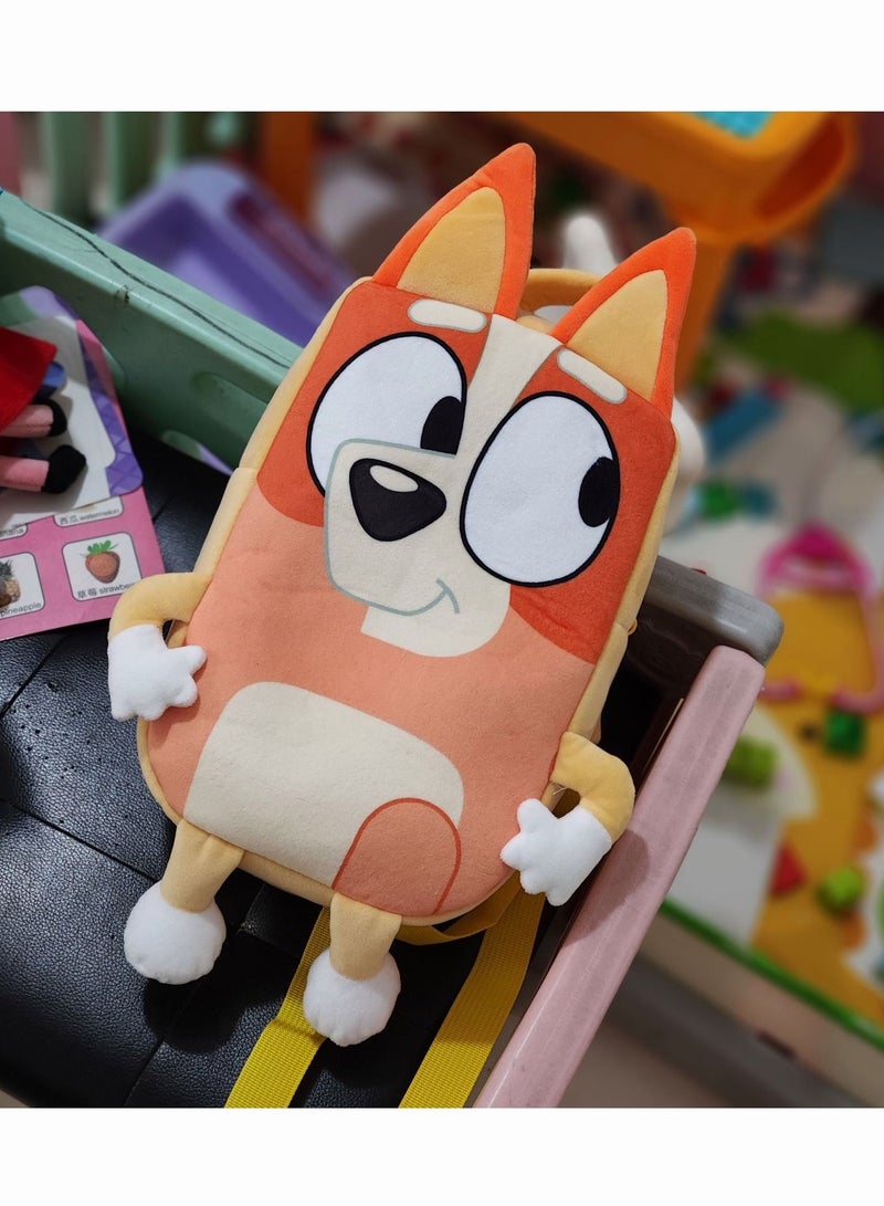 Bluey Kindergarten Backpack Cartoon Schoolbag Orange  - Image 3