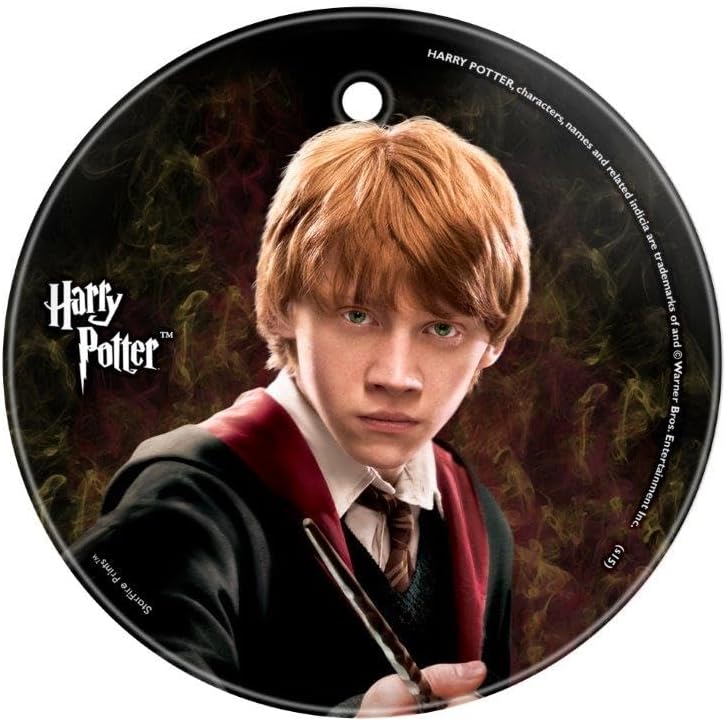 Trend Setters Harry Potter – Ron Weasley - Starfire Prints Glass Art - Circle Glass Art - Ideal for Gifting and Collecting - Image 1