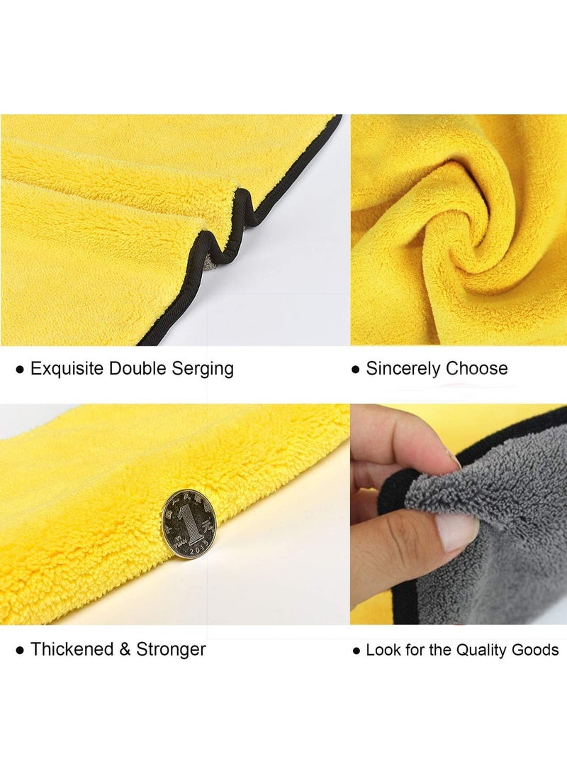 Generic Microfiber Cleaning Towels Set 3 Pieces Multicolor – Super Absorbent Microfiber Cloths for Cleaning & Polishing – Multi-Purpose Towels for Home, Kitchen & Car - Image 4
