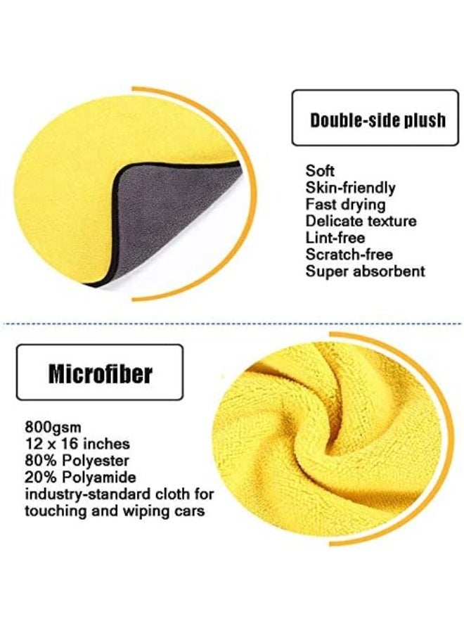Generic Microfiber Cleaning Towel  Piece Multicolor – Super Absorbent Microfiber Cloths for Cleaning & Polishing – Multi-Purpose Towel for Home, Kitchen & Car - Image 3