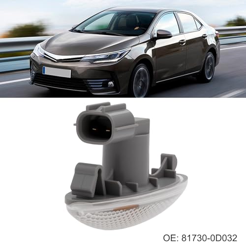 OTOTEC 2Pcs Car Turn Signal Light Front Fender Side Light 81730-0D032 Compatible with Toyota Yaris RAV4 - Image 2