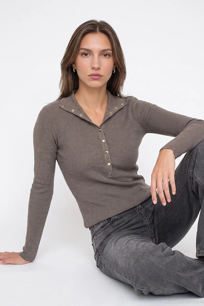 Dilvin Dark Grey DILVIN Women's Sweater for Women | Best Price UAE