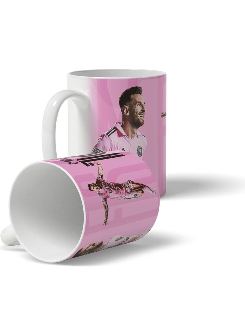 Offside - Messi Inter Miami Design Printed Trophy Cup - Image 1