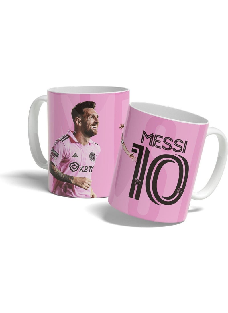 Offside - Messi Inter Miami Design Printed Trophy Cup - Image 1