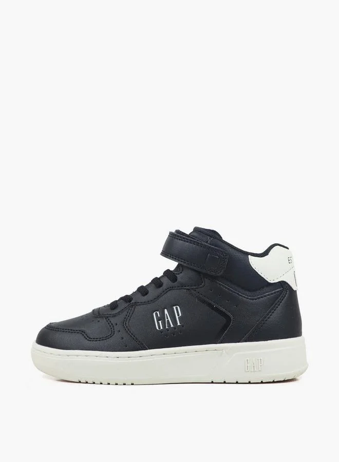 Boys Chicago Mid Hook & Loop Ankle Boots