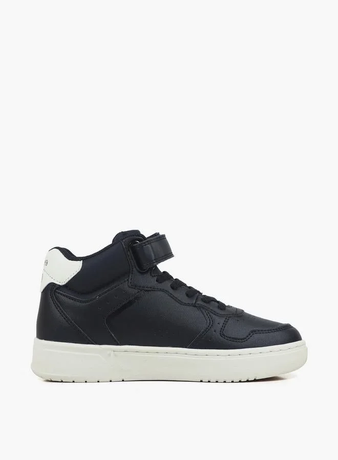جاب Boys Chicago Mid Hook & Loop Ankle Boots