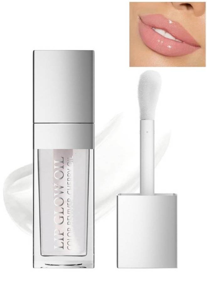 HelloKiss - Lip Glow Oil Plumping Lip Oil Lip Gloss Nourishing Gloss Lip Balm Big Brush Head Non Sticky and Long Lasting Liquid Lip Gloss Lip Tinted for Lip Care and Dry Lips Hydrating Lip Glow Oil 06 - Image 1