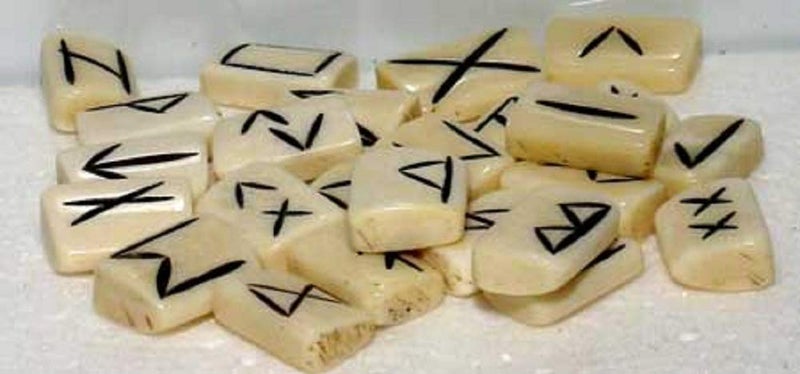 AzureGreen Bone Rune Set