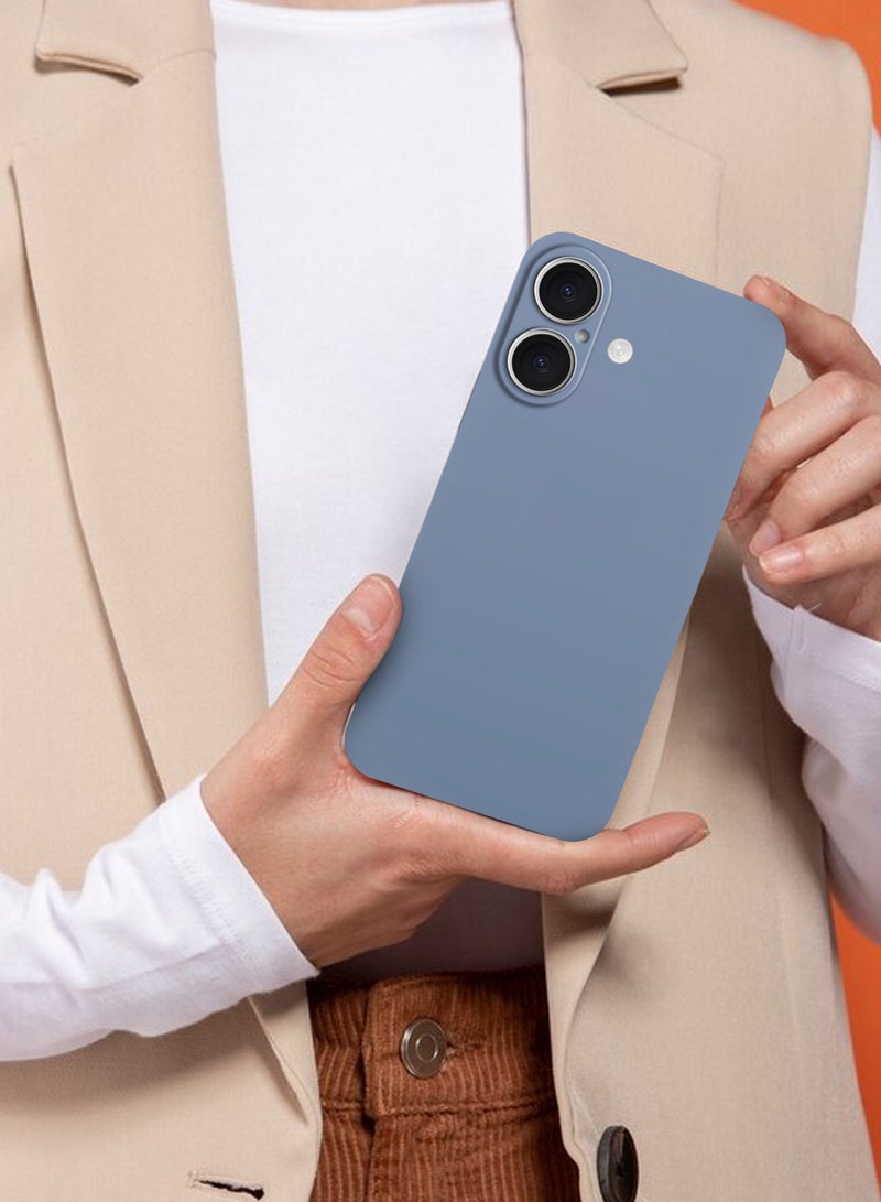 CATANES 3Packs Thin Case for iPhone 16 Plus , Back Cover Sturdy Durable Ultra-Thin Case Drop Protection Cover Clear - Blue - Image 4