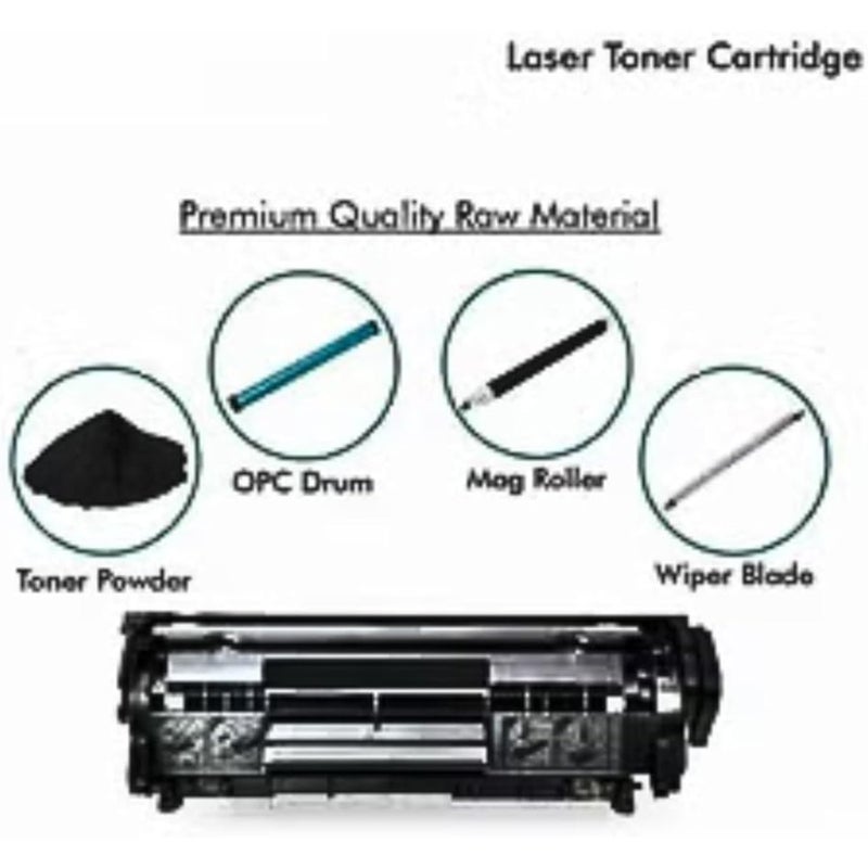 طابعات LaserJet M111/M141، خرطوشة حبر أسود، إنتاجية 150 أمبير، متوافقة مع إنتاجية عالية، عبوة من قطعتين - Image 2