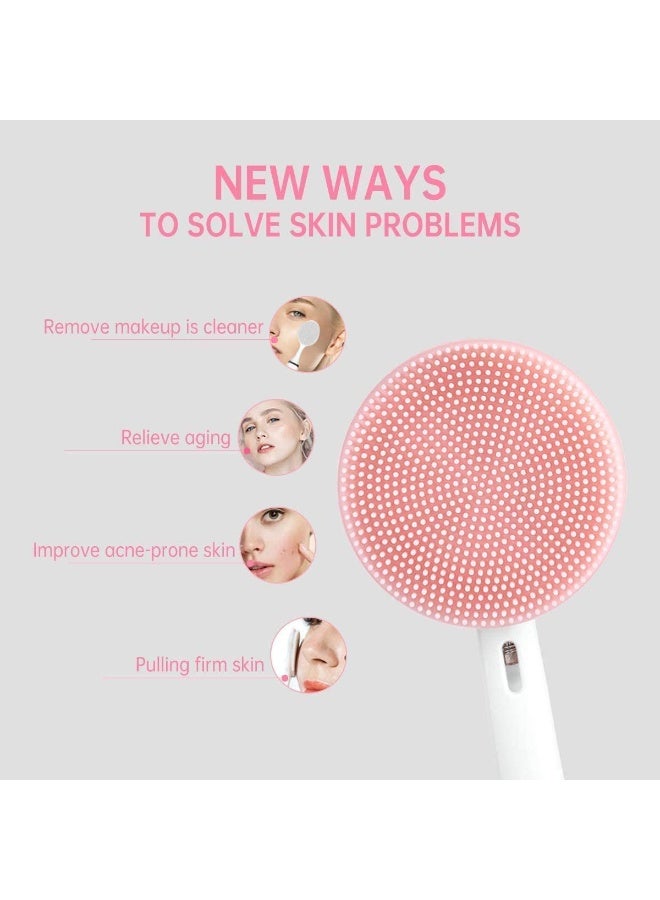 Generic Replacement Silicone Facial Cleansing Brush Head – Waterproof Face Brush Compatible with Electric Toothbrush Bases – Deep Pore Cleaning & Gentle Massage for All Skin Types  - Image 3