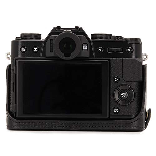 MegaGear MG957 Ever Ready Leather Camera Half Case and Strap Compatible with Fujifilm X-T30 MII, X-T30, X-T20, X-T10 - Black - Image 3