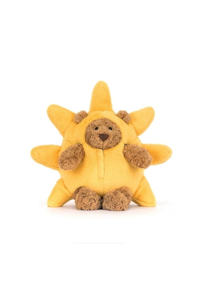 general Barcelona Bear Sun Dress up Plush Toy Teddy Bear Doll Soothing Doll Birthday and Holiday Gifts - Image 1