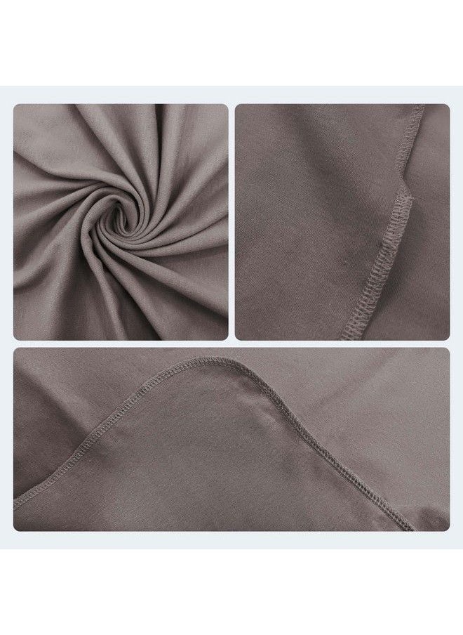 Miracle Baby 100% Cotton Knitted Baby Swaddle Blanket With Hat Set 35"X35" Newborn Swaddle Wrap Receiving Blankets Burping Cloth & Stroller Cover Perfect For Boys Girls (Dark Grey)  - Image 4
