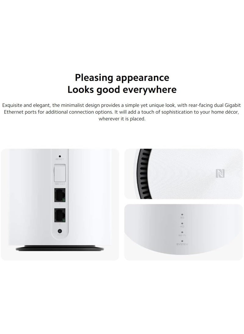 FIPKA - Xiaomi 5G CPE Pro Router Qualcomm 5G Chip Fast Wi-Fi 6 AX5400 OFDMA Mesh Networking NFC - Image 1