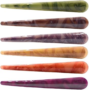 Frcolor Teeth Bows Hair Clips Classic Hair Grip Concorde Clips Hairpins Chic Styling Claw Hair Barrettes 6Pcs - Image 1