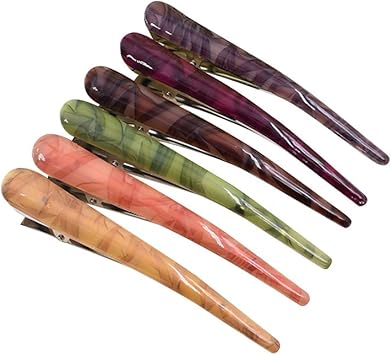 Frcolor Teeth Bows Hair Clips Classic Hair Grip Concorde Clips Hairpins Chic Styling Claw Hair Barrettes 6Pcs - Image 5