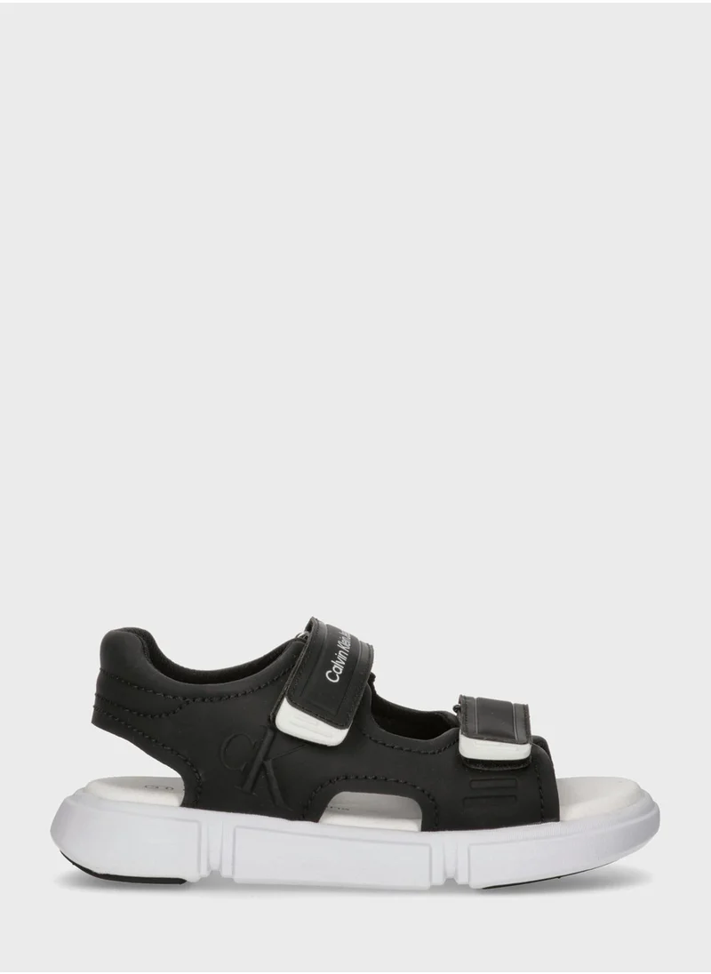 Calvin Klein Jeans Kids Velcro Sandals