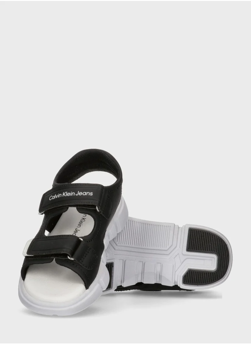 Calvin Klein Jeans Kids Velcro Sandals