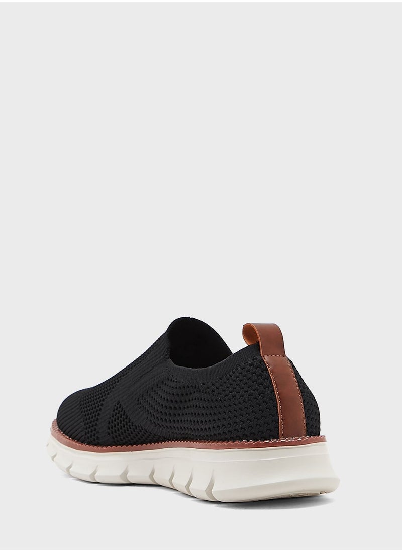 Robert Wood - Knitted Hybrid Casual Slip Ons - Image 1