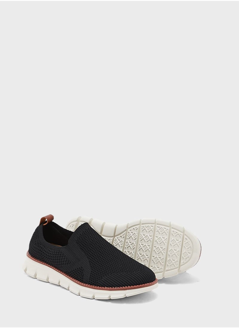 Robert Wood - Knitted Hybrid Casual Slip Ons - Image 1