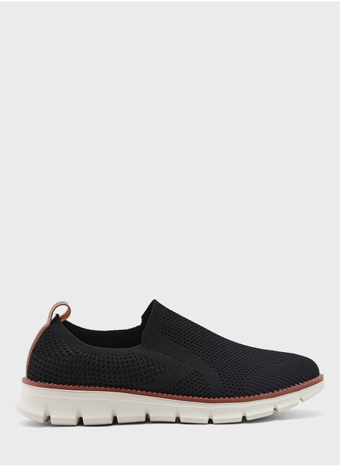 Knitted Hybrid Casual Slip Ons