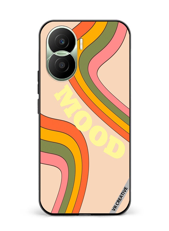 VR CREATIVE Protective Case Cover For Honor Play7T Pro Mood Design Multicolour - Image 1