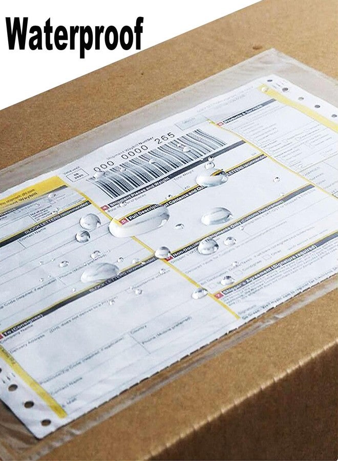 MBLABEL 100 Pcs-4.5x5.5In Shipping Envelopes, Packing List Mailing Envelopes Clear Adhesive Shipping label sleeves Shipping Supplies for Small Businesses - Image 4