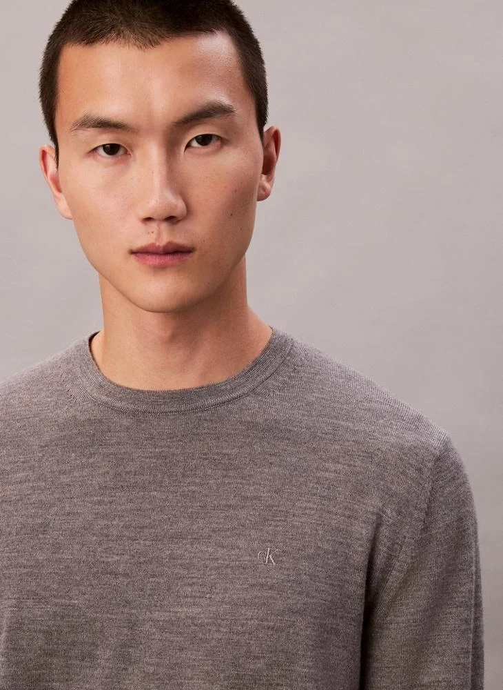Calvin Klein  Merino Wool Classic Jumper for Men | Best Price UAE