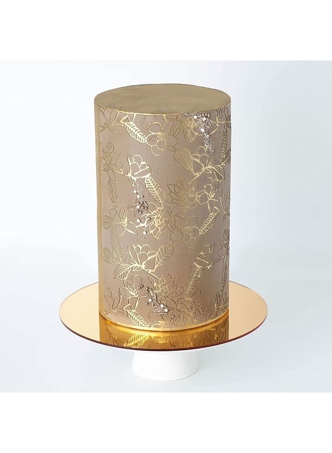 LAMSIT IBDAA Acrylic Circles 3mm Thick 16-Pack (8 Inch, Golden Mirror) - Image 3