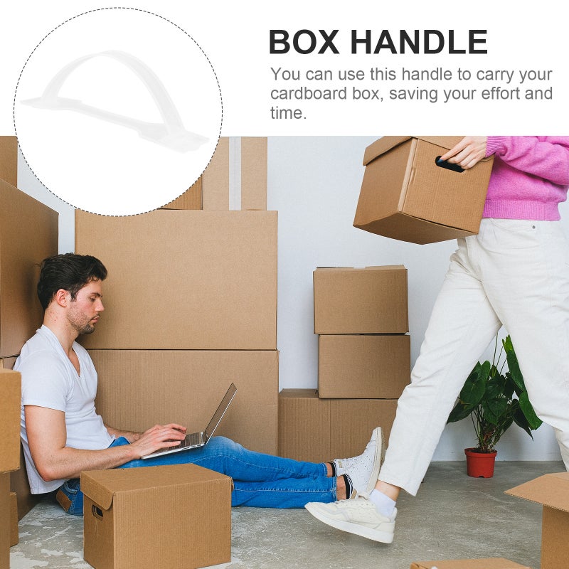 100 Sets Cardboard Box Handle Replacement Package Box Shipping Handle Accessory - Image 4