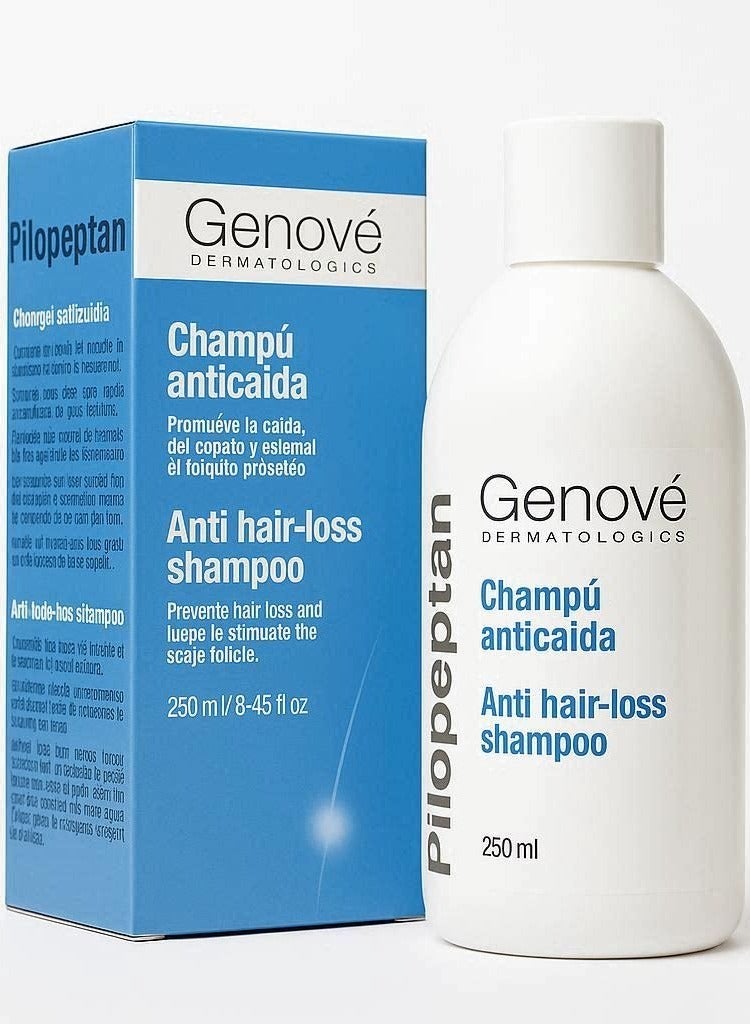 Genove Pilopeptan Anti-Hair Loss Shampoo - Stimulates Hair Growth & Strengthens Roots, 250ml - Image 1